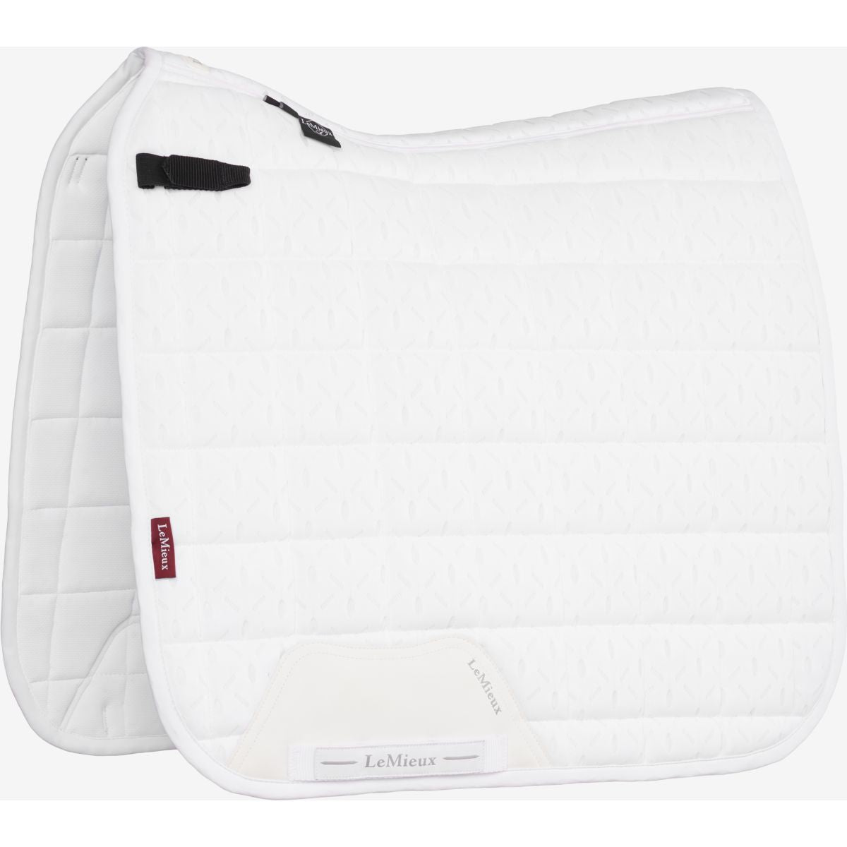 LeMieux Sottosella 3D Mesh Self-Cool Square Dressage Bianco