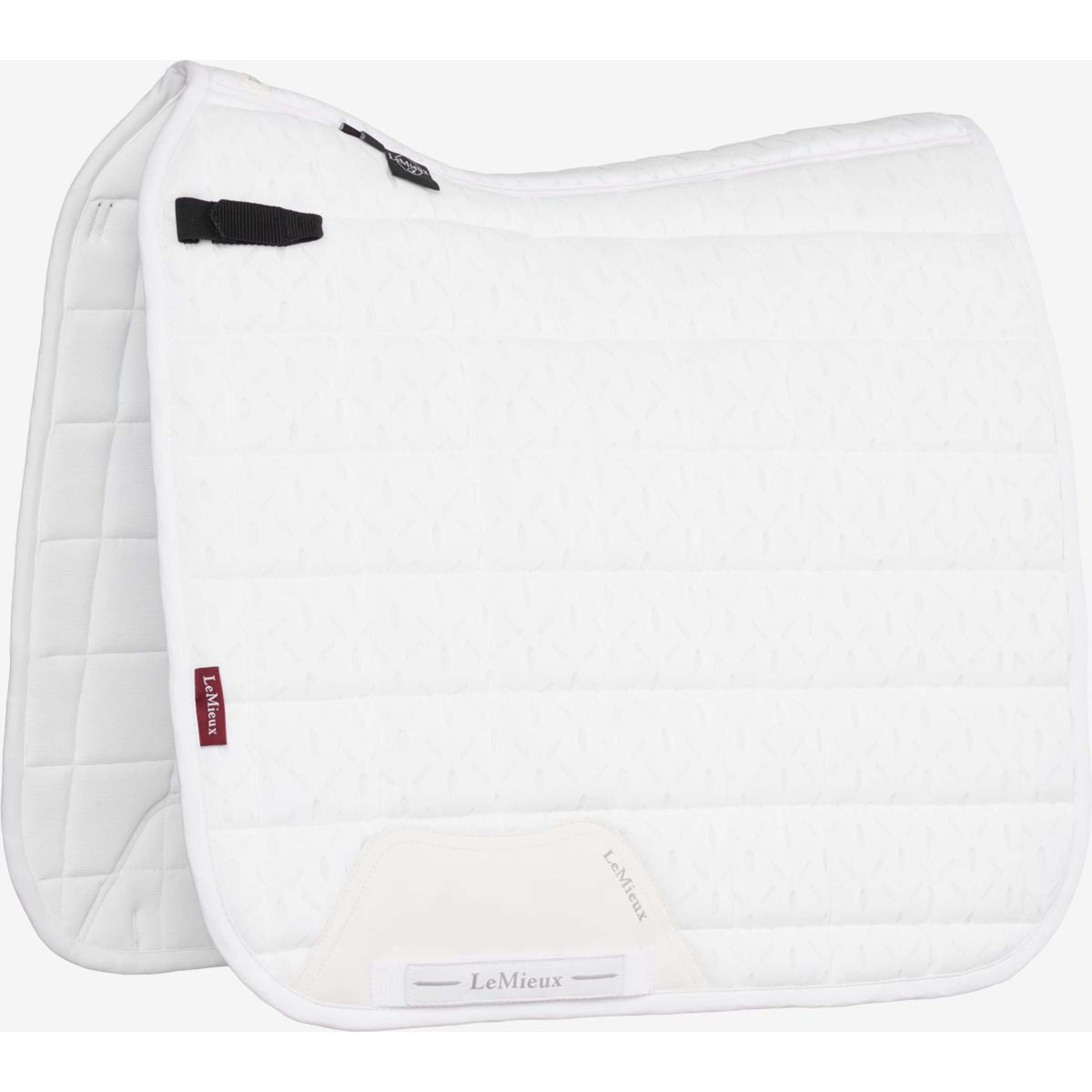 LeMieux Sottosella 3D Mesh Self-Cool Square Dressage Bianco