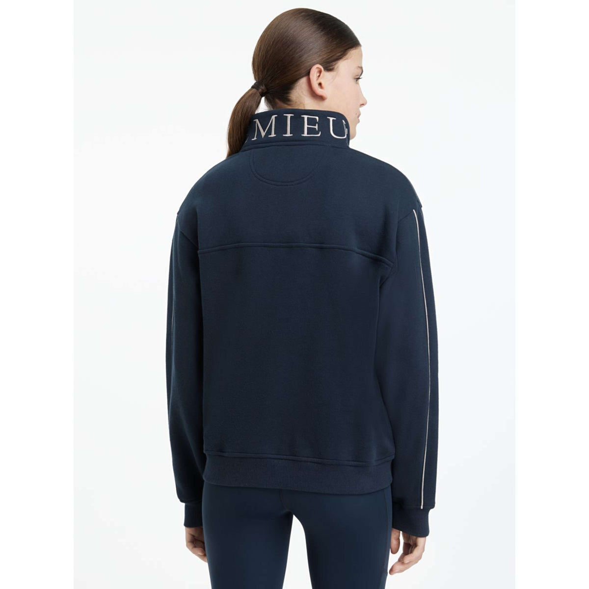 LeMieux Maglione Young Rider Kate Quarter Zip Navy
