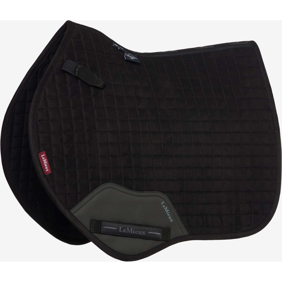 LeMieux Sottosella Mini Suede Square Close Contact Nero