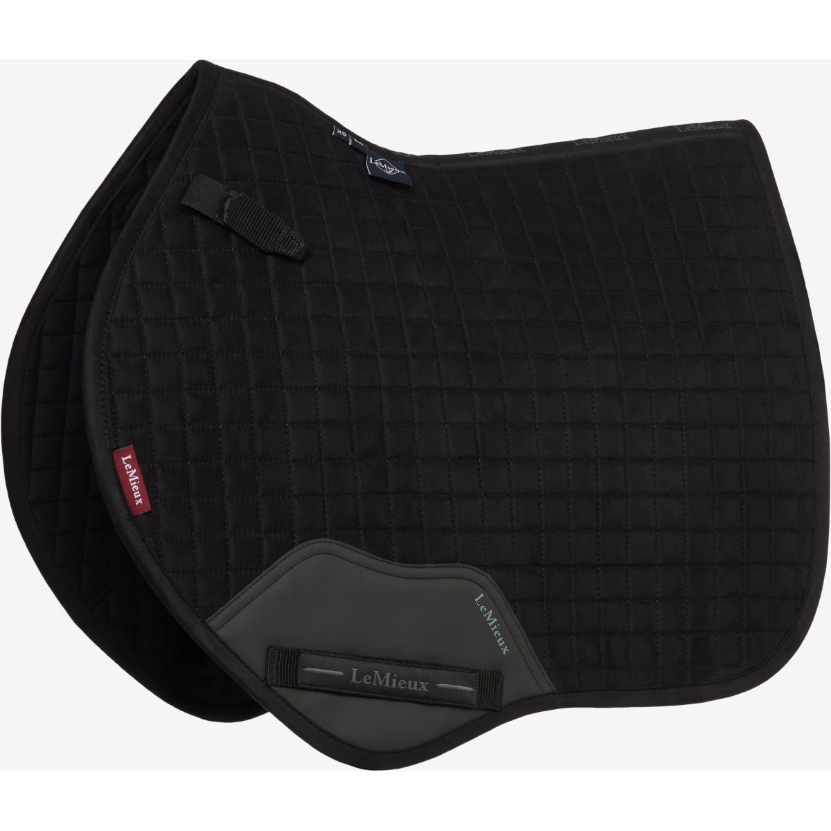 LeMieux Sottosella Mini Suede Square Close Contact Nero