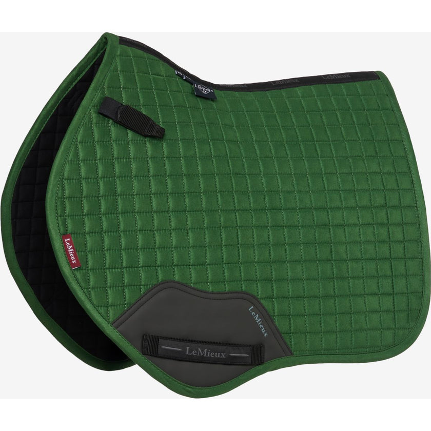 LeMieux Sottosella Mini Suede Square Close Contact Hunter Green