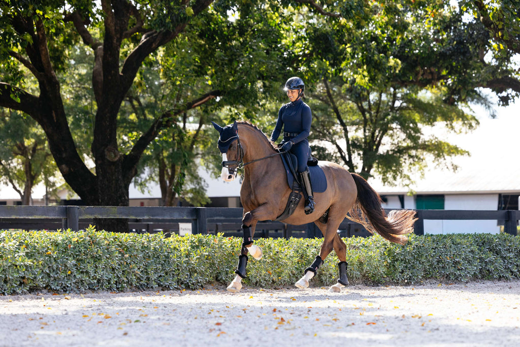 LeMieux Leggings da Equitazione Remi Bambini Navy