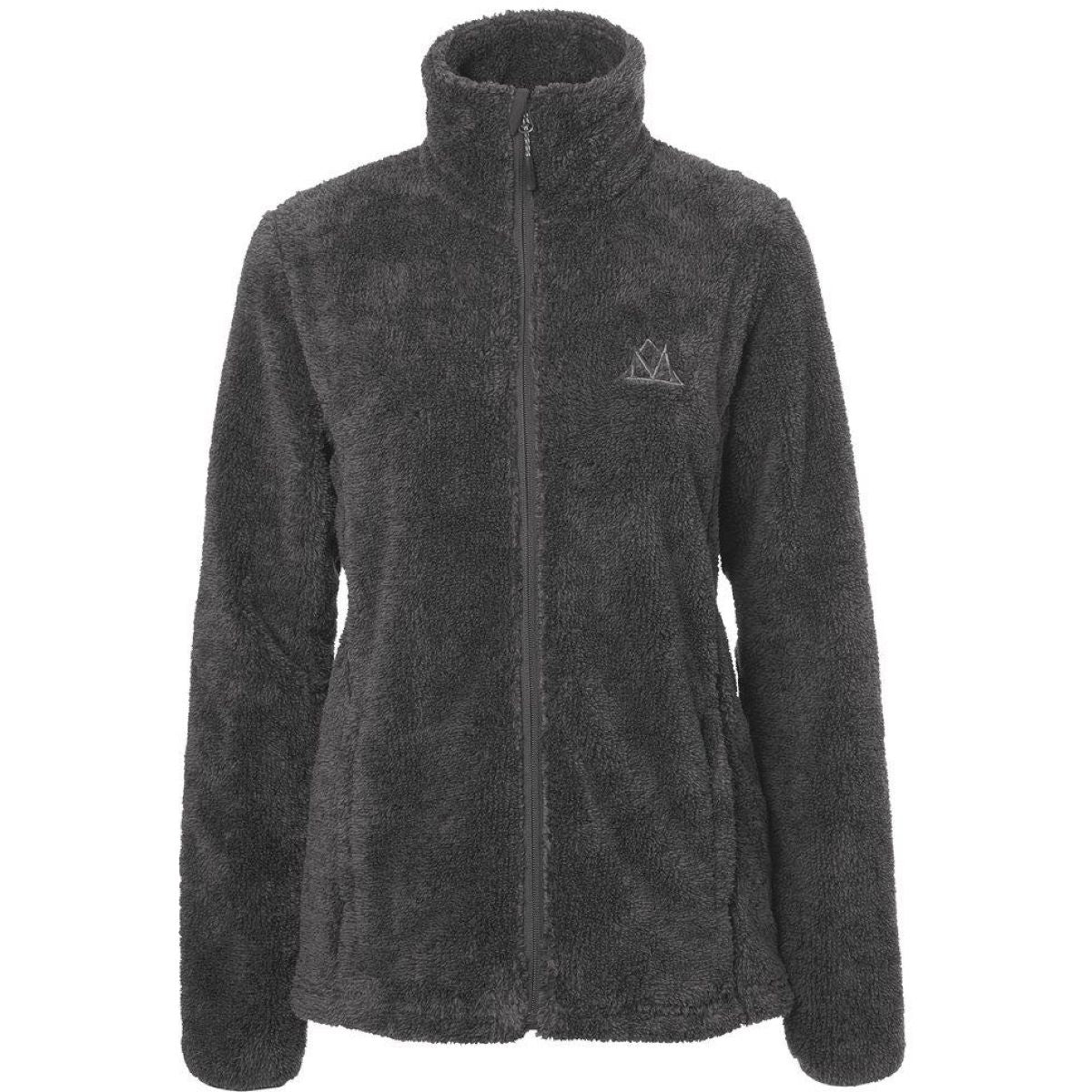 Mountain Horse Felpa con cappuccio e zip Fuzzy Fleece Grigio
