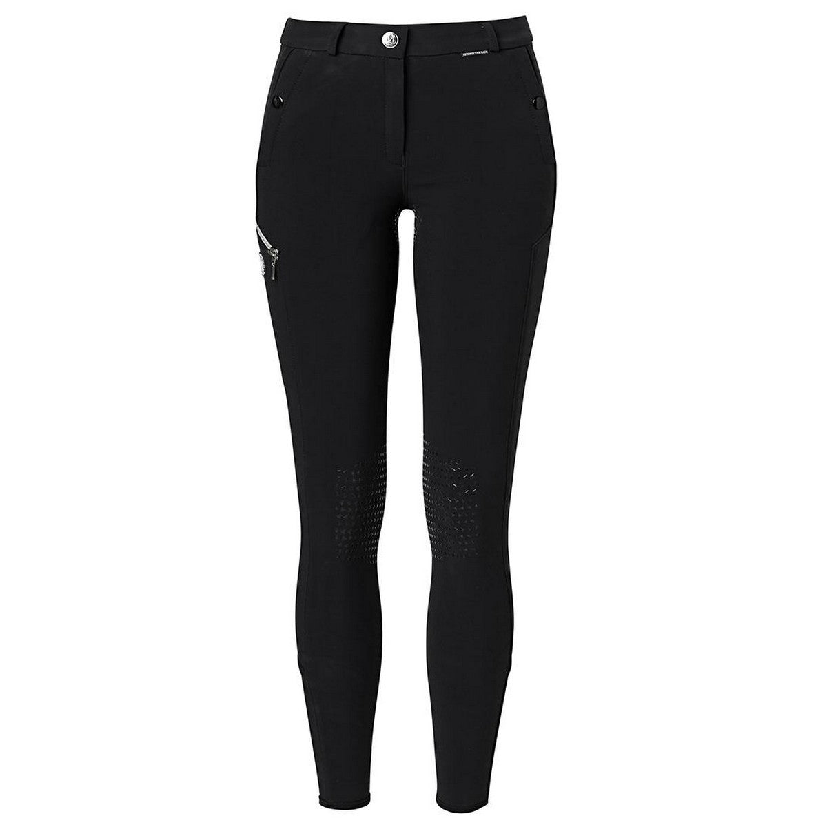 Mountain Horse Pantaloni da Equitazione Frost Tech Nero