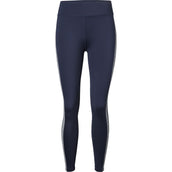 Mountain Horse Leggings da Equitazione Active Stripe Grip HF Navy