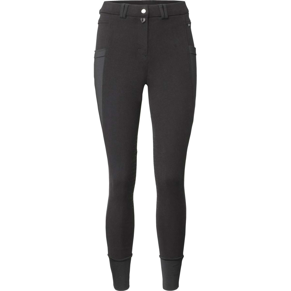 Mountain Horse Pantaloni da Equitazione Alice Knee Grip Nero
