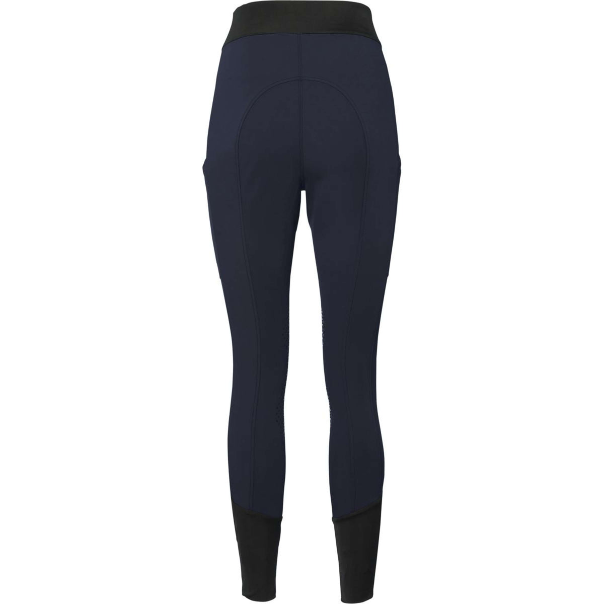 Mountain Horse Leggings da Equitazione Megan Knee Grip Navy