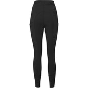 Mountain Horse Leggings da Equitazione Megan Knee Grip Nero