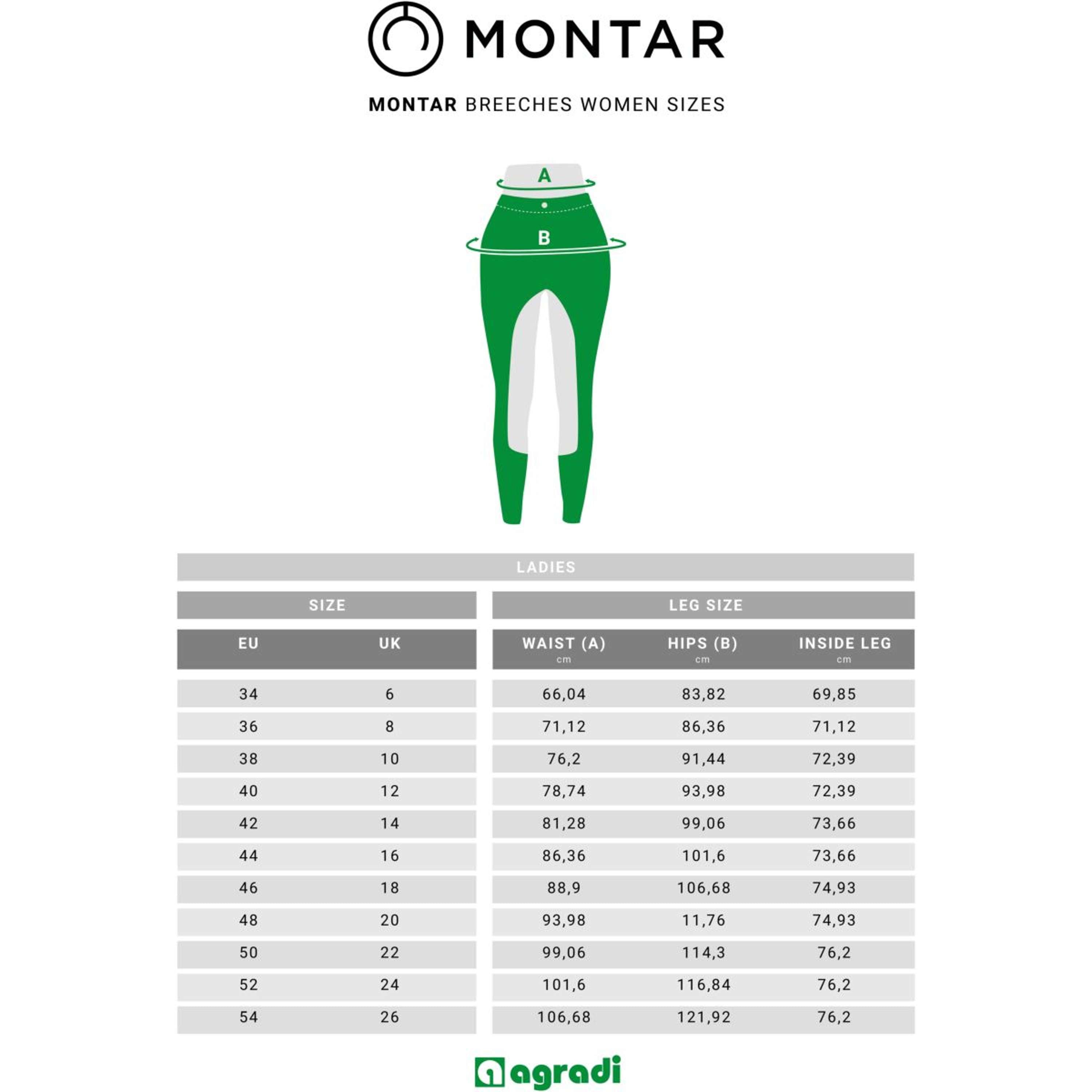Montar Pantaloni da Equitazione Highwaist Nero