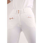 Montar Calzoni Molly Rosegold Highwaist FullGrip Bianco