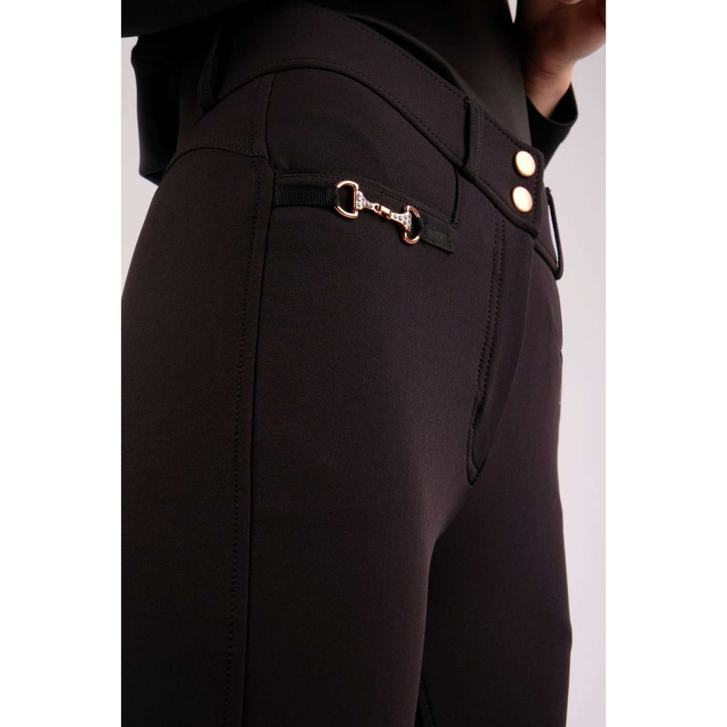 Montar Calzoni Molly Rosegold Highwaist FullGrip Nero