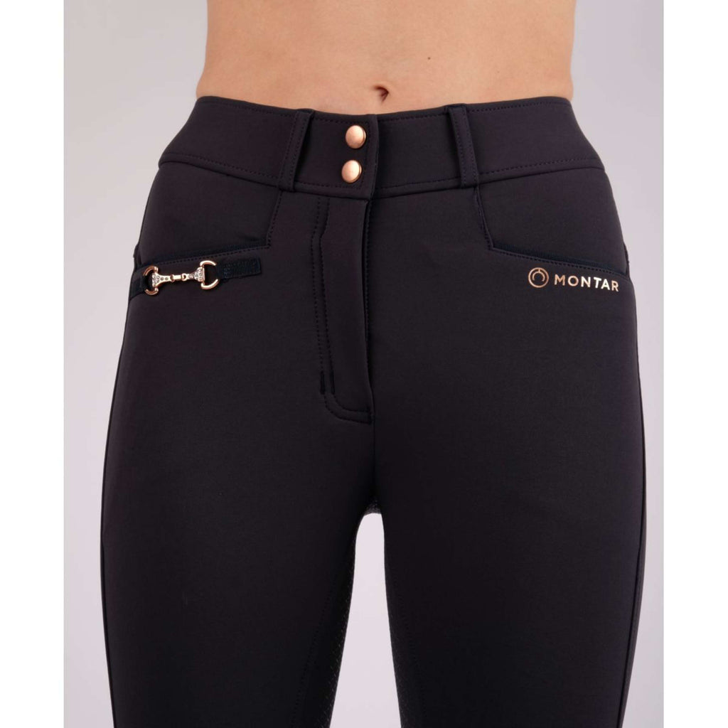 Montar Calzoni Molly Rosegold Highwaist FullGrip Navy