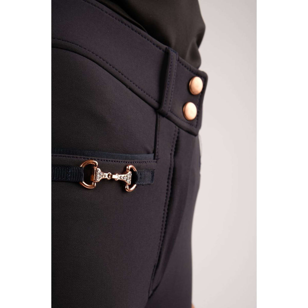 Montar Calzoni Molly Rosegold Highwaist FullGrip Navy