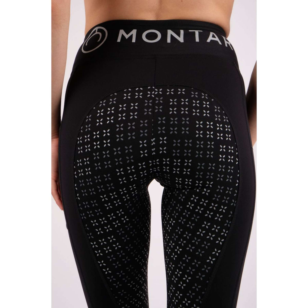 Montar Leggings da Equitazione Selena Pull On FullGrip Nero