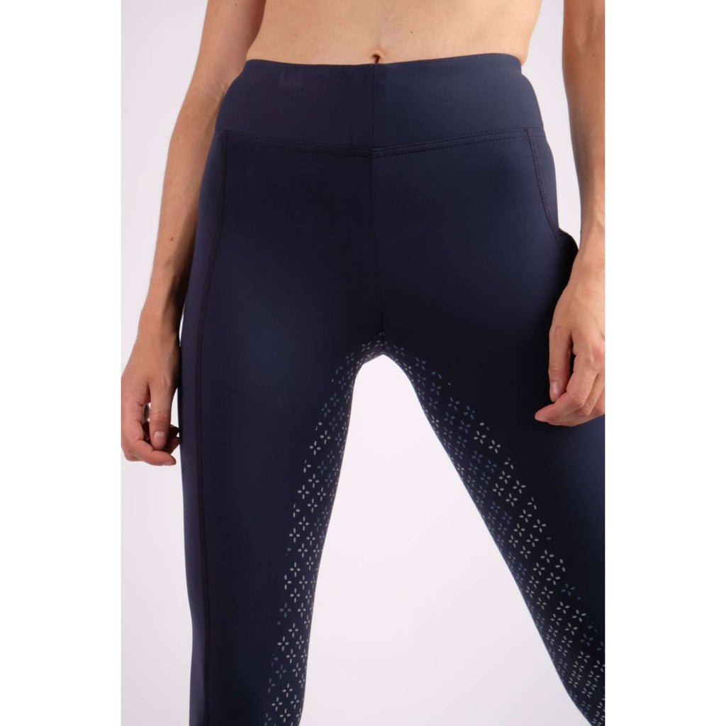 Montar Leggings da Equitazione Selena Pull On FullGrip Navy