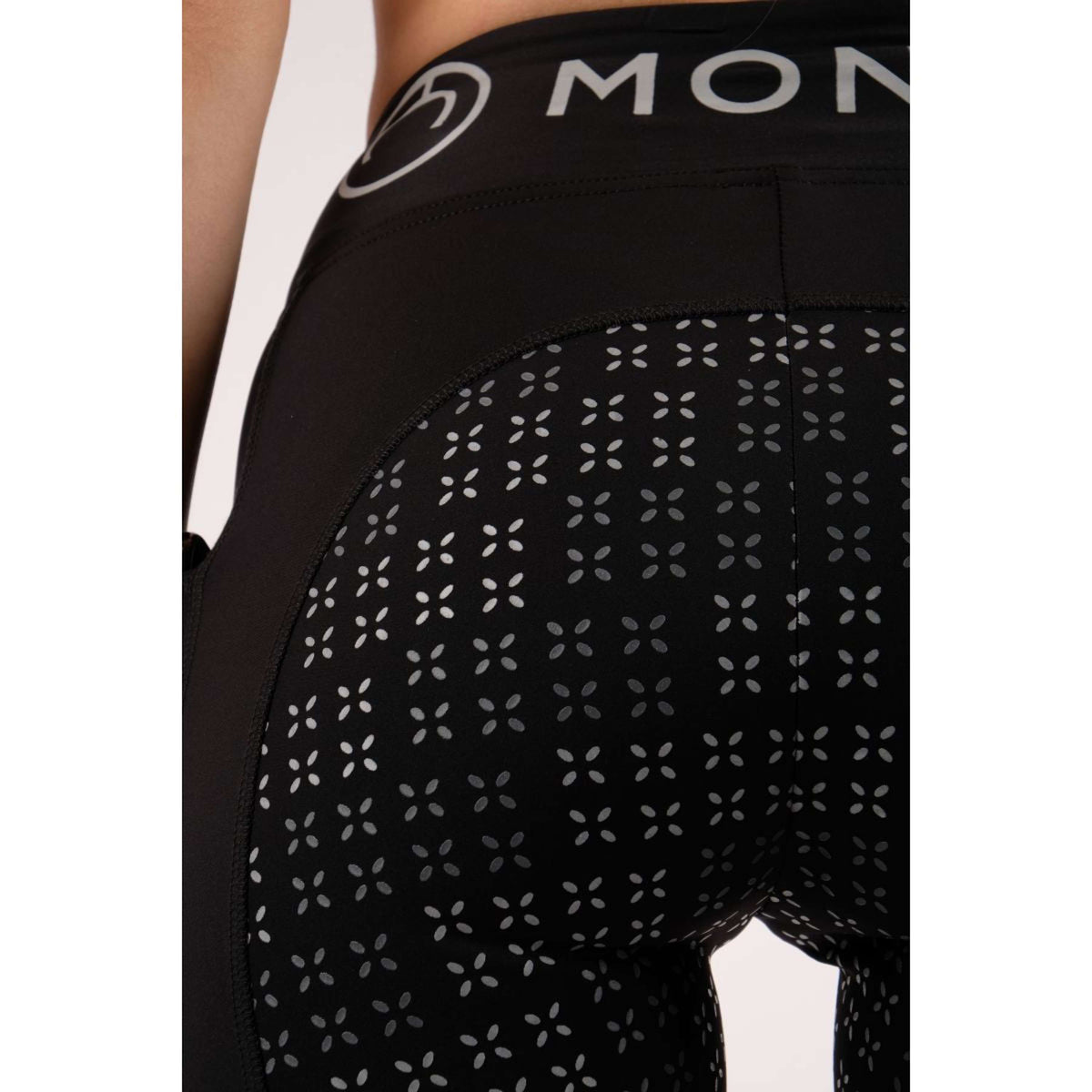 Montar Leggings da Equitazione Selena Pull On Junior FullGrip Nero