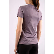 Montar Shirt Aspen Maniche Corte Prugna