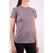 Montar Shirt Aspen Maniche Corte Prugna