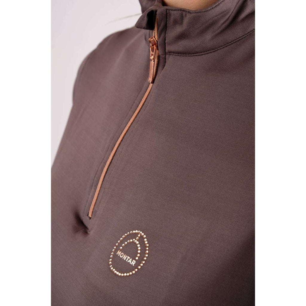 Montar Poloshirt Everly Rosegold Grigio