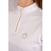 Montar Poloshirt Everly Rosegold Junior Bianco