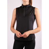 Montar Poloshirt Fiona Senza Maniche Nero