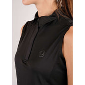 Montar Poloshirt Fiona Senza Maniche Nero