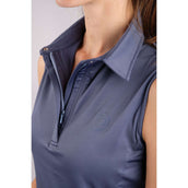 Montar Poloshirt Fiona Senza Maniche Blu oceano