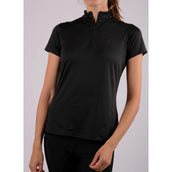 Montar Shirt Rebecca Maniche Corte Nero