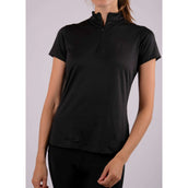 Montar Shirt Rebecca Maniche Corte Nero