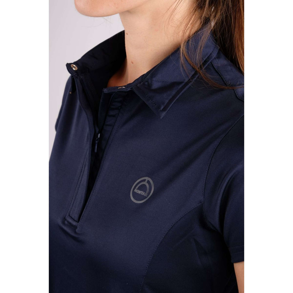 Montar Maglietta Rebecca Maniche Corte Navy