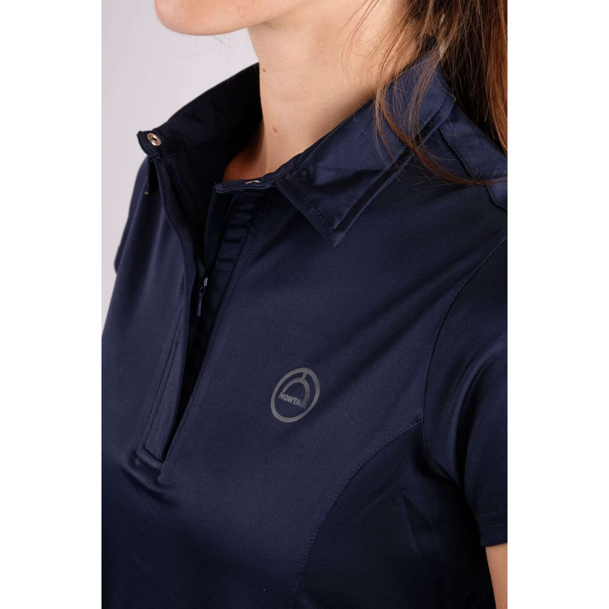 Montar Shirt Rebecca Maniche Corte Navy