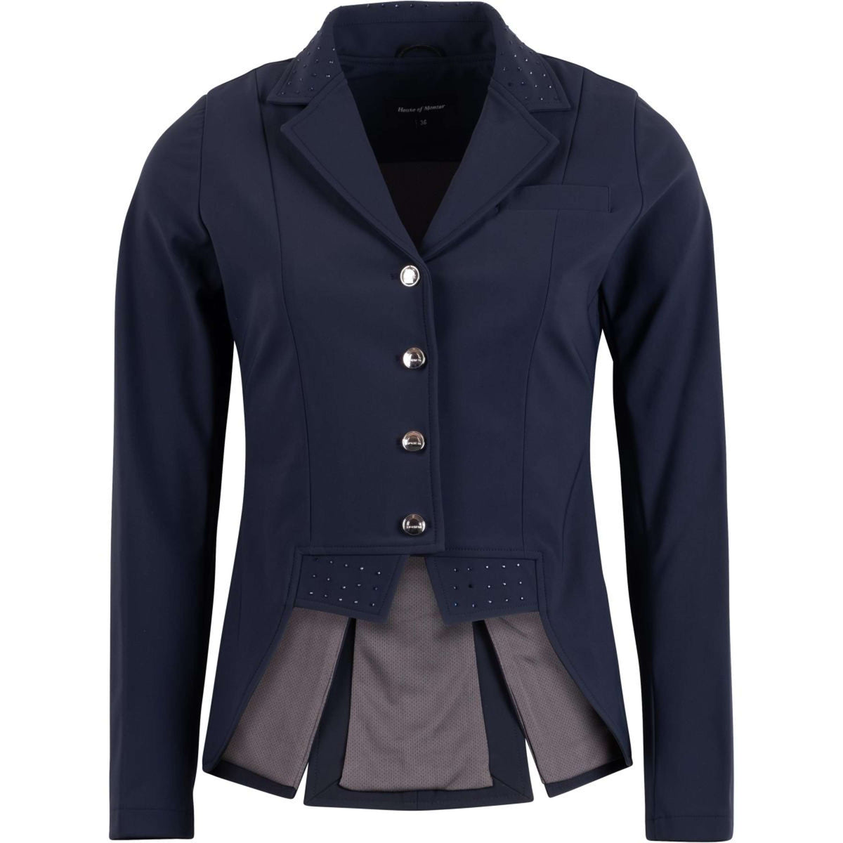Montar Giacca da Competizione Corta Dressage Navy
