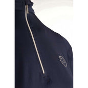Montar Polo Everly Crystal Logo Maniche Lunghe Navy