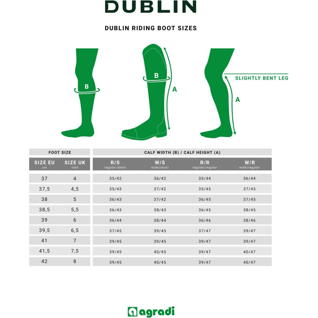 Dublin Stivali da Equitazione Galtymore Tall Dress Nero