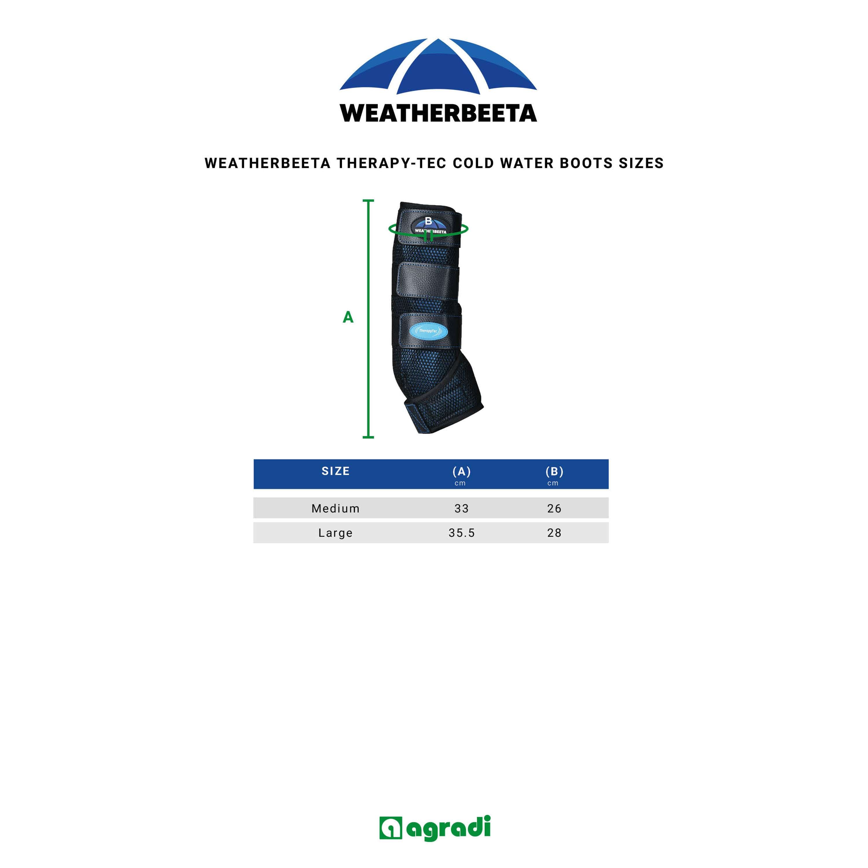 WeatherBeeta Stivali da ghiaccio Therapy-Tec Cold Water Nero/Blu