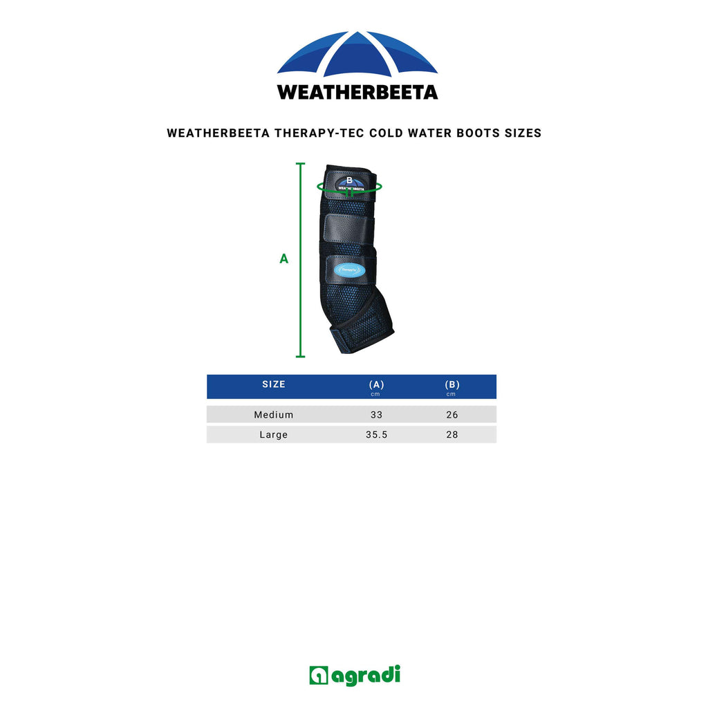 WeatherBeeta Stivali da ghiaccio Therapy-Tec Cold Water Nero/Blu