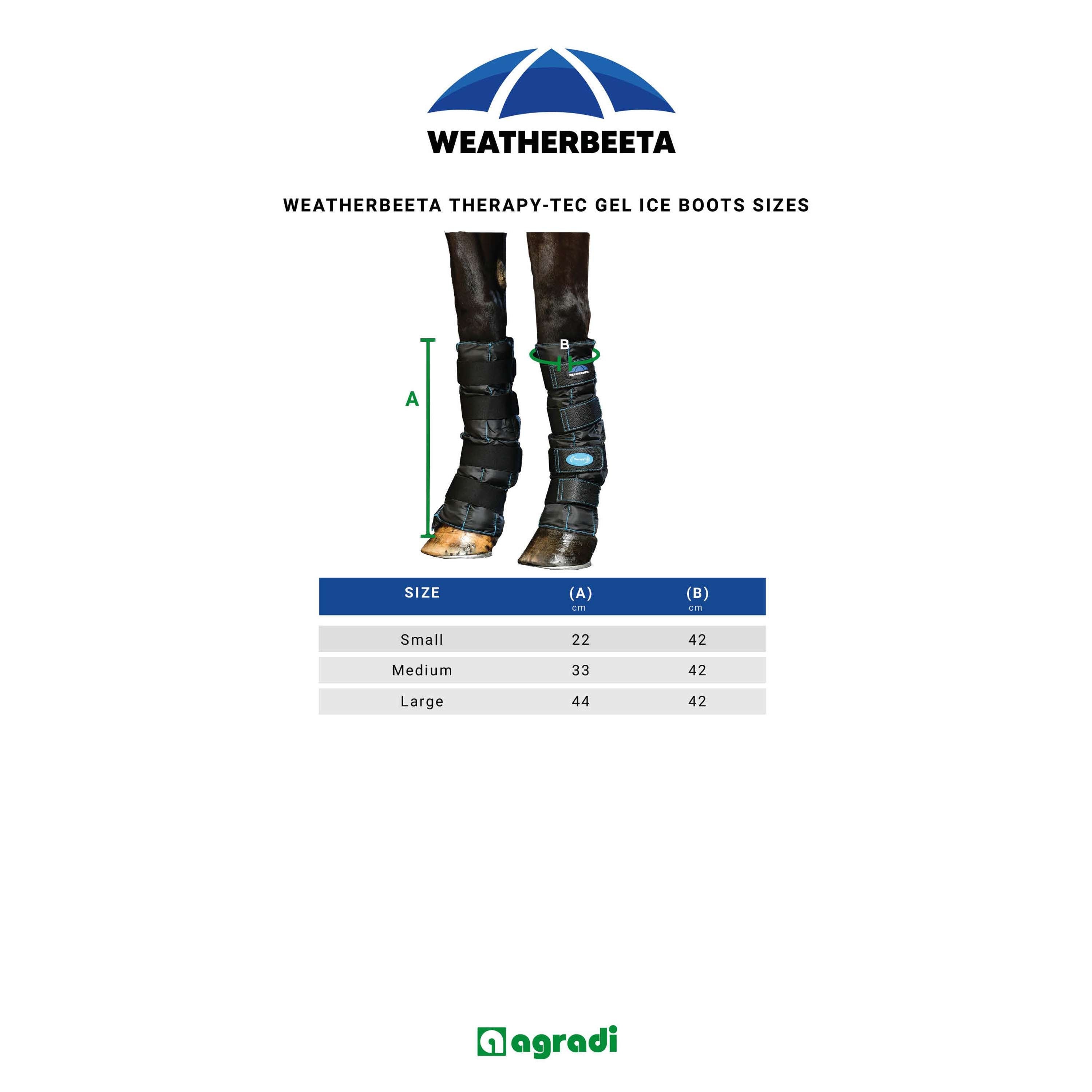 WeatherBeeta Stivali da ghiaccio Therapy-Tec II Gel Nero