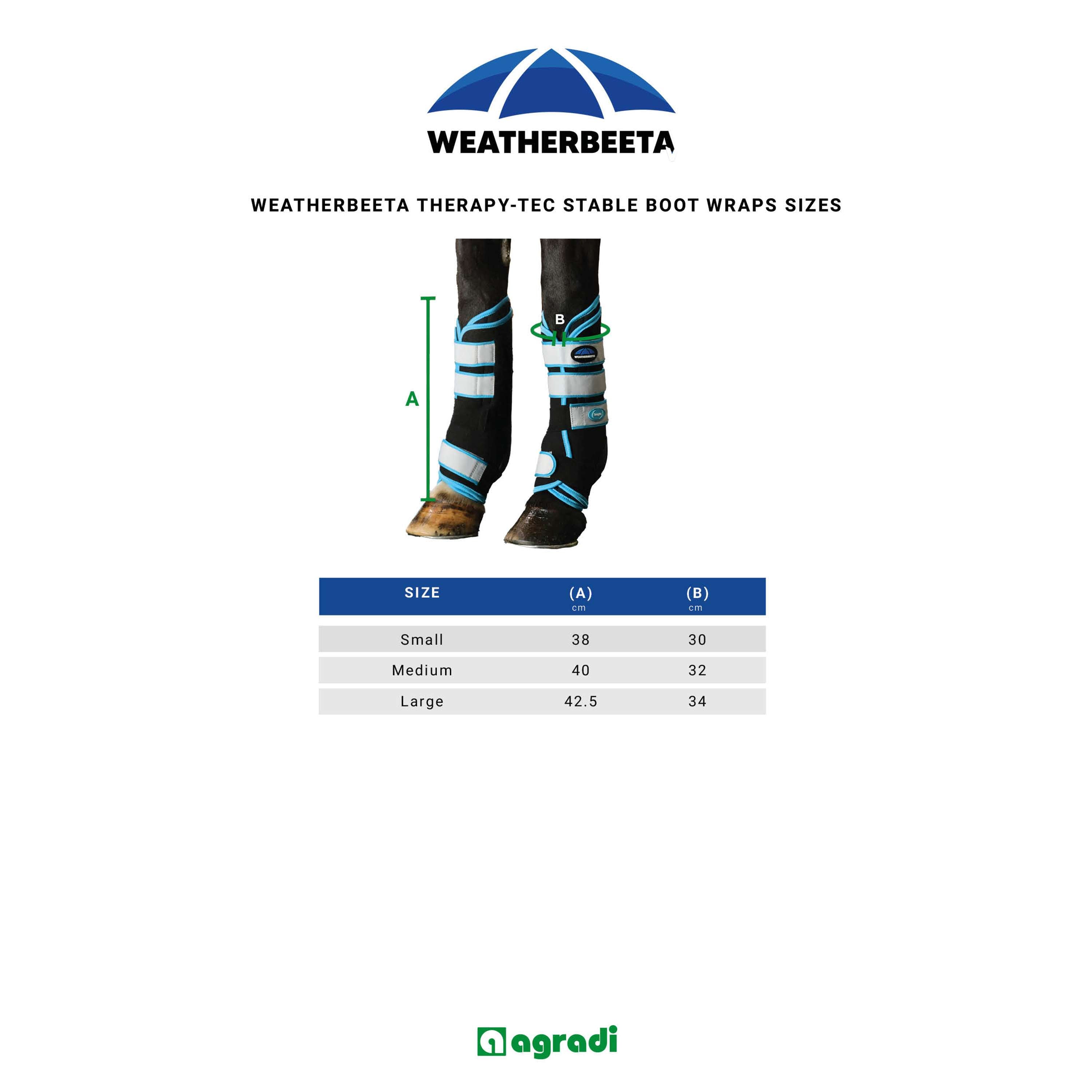 WeatherBeeta Wraps Therapy-Tec Stable Boot Nero/Blu