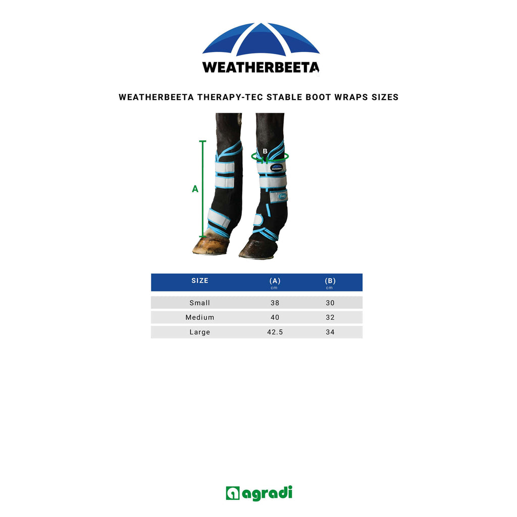 WeatherBeeta Wraps Therapy-Tec Stable Boot Nero/Blu