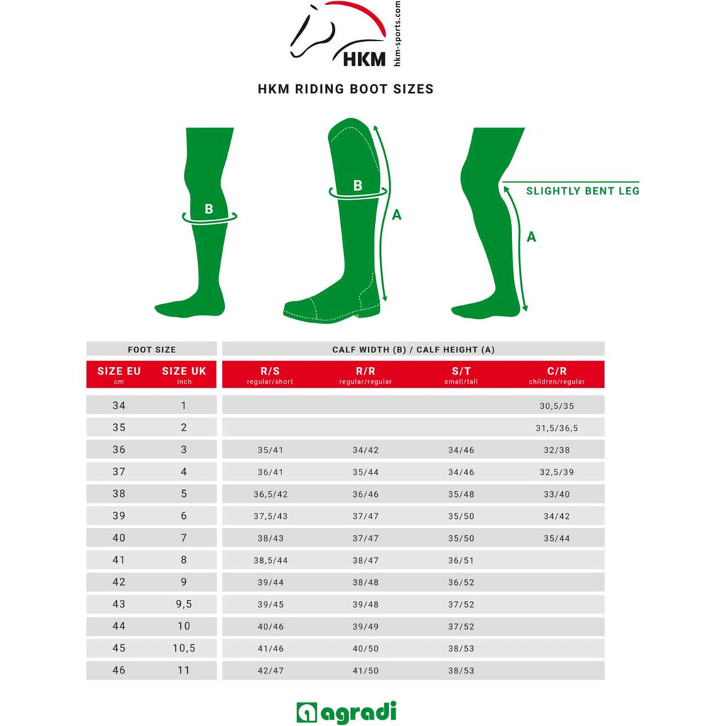 HKM Stivali da Equitazione Sevilla Nero