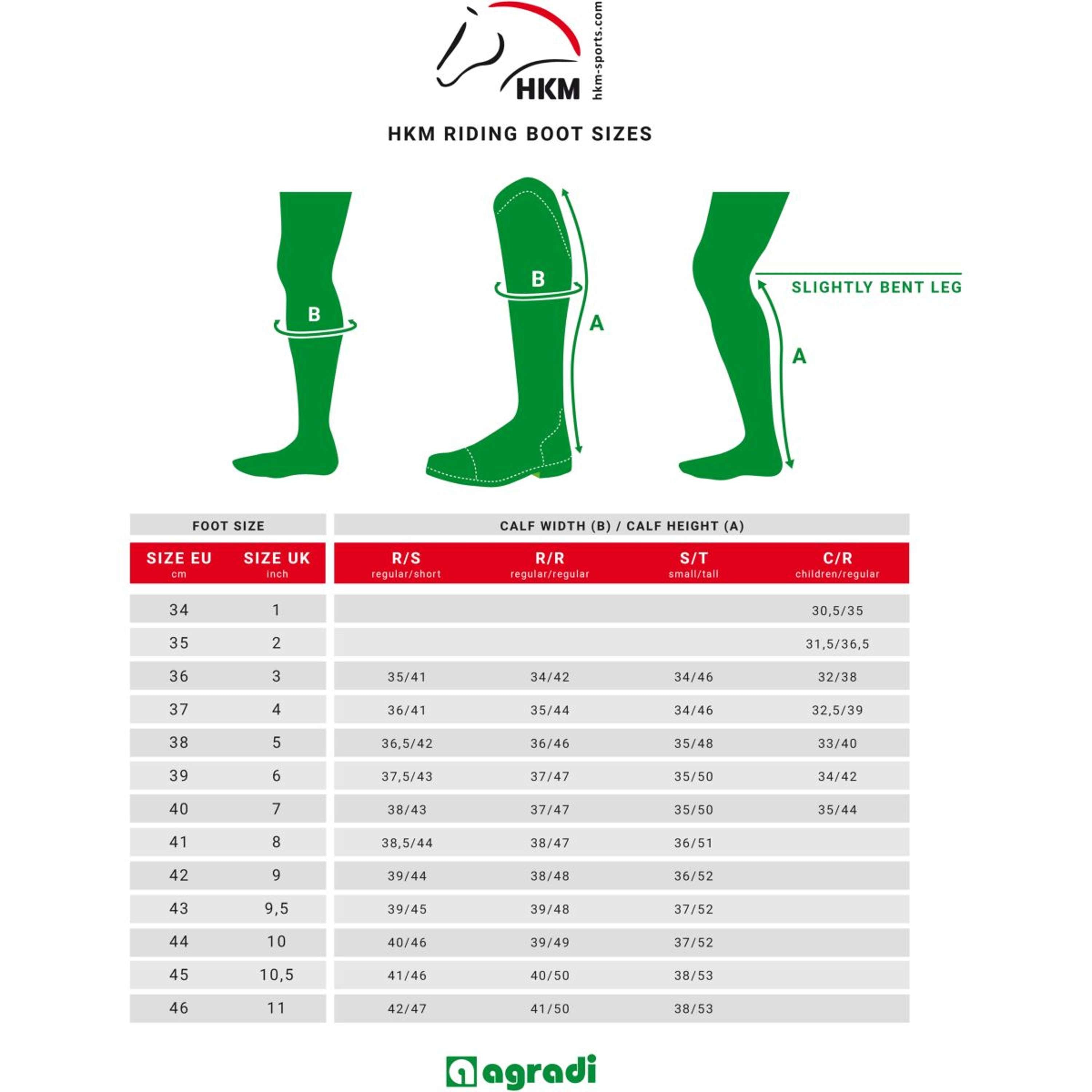 HKM Stivali da Equitazione Sevilla Nero