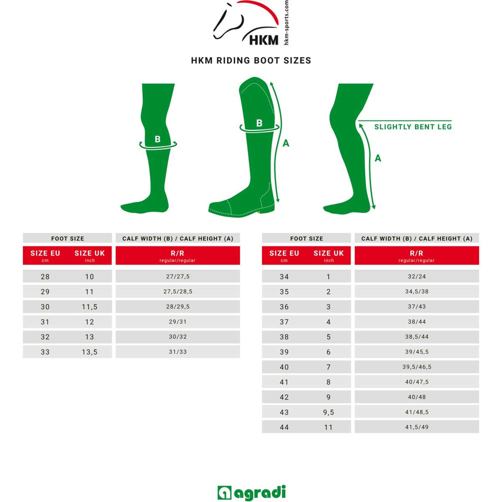 HKM Stivali da Equitazione Style Winter Nero