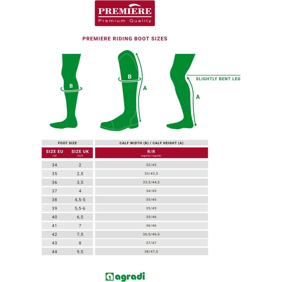Premiere Stivali da Equitazione Chico Nero