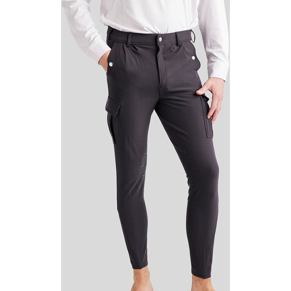 Montar Pantaloni da Equitazione Cargo Pockets Navy