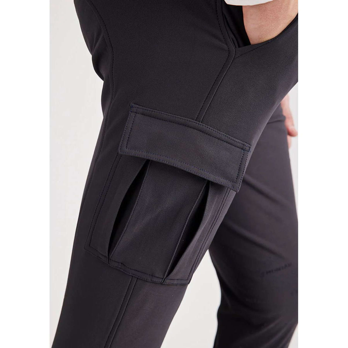 Montar Pantaloni da Equitazione Cargo Pockets Navy