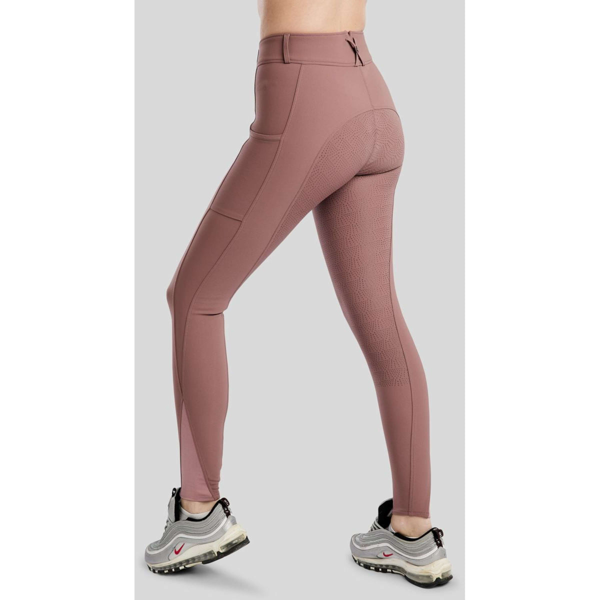 Montar Pantaloni da Equitazione Megan Full Grip Dusty Rose