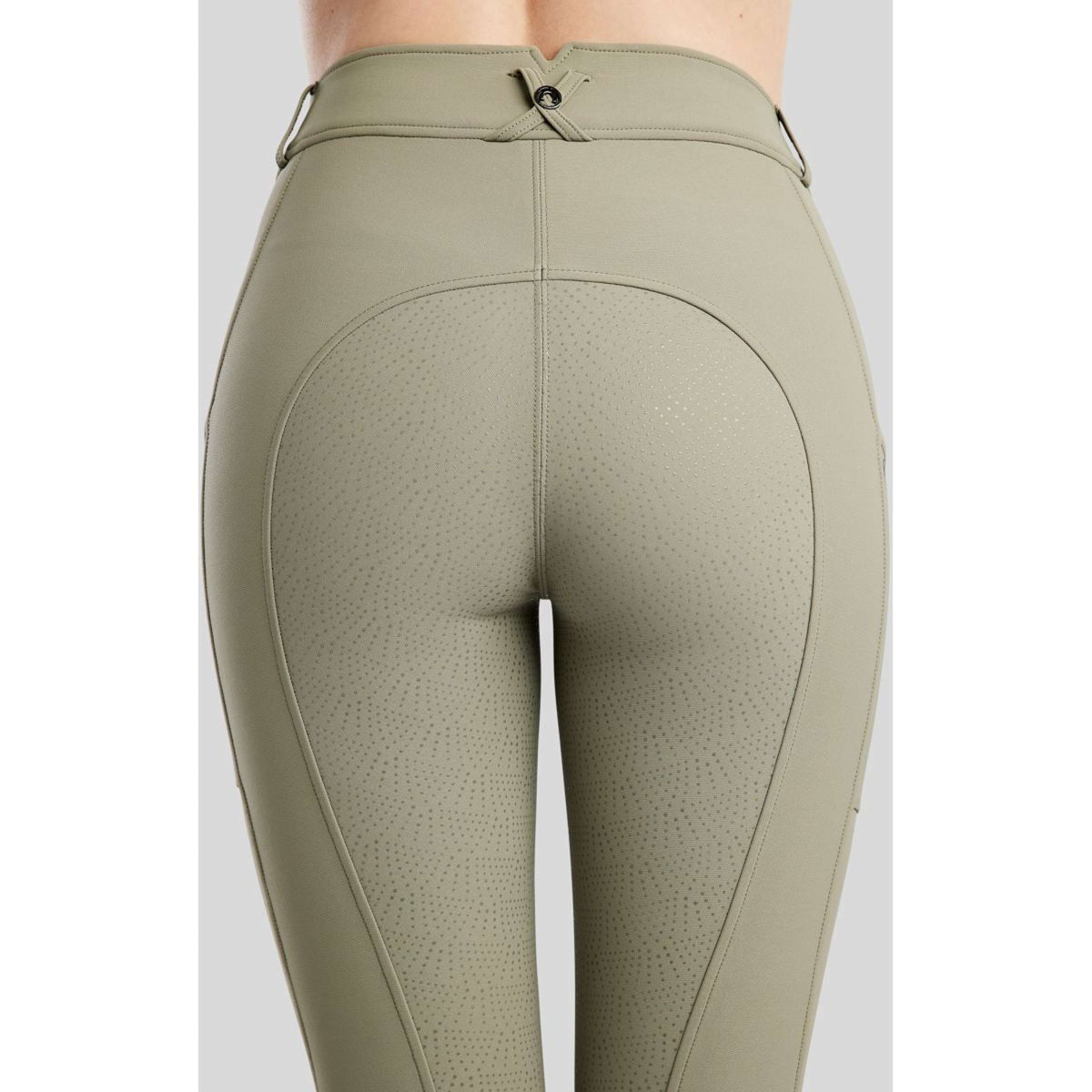 Montar Pantaloni da Equitazione Megan Full Grip Dusty Green