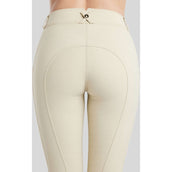 Montar Pantaloni da Equitazione Megan Full Grip Grigio chiaro