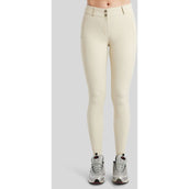 Montar Pantaloni da Equitazione Megan Full Grip Grigio chiaro